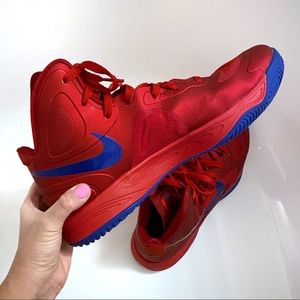 Nike Hyperfuse Basketball Shoe Red Men size 11